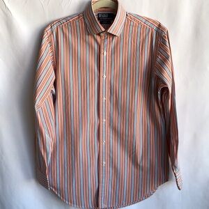 Polo by Ralph Lauren vertical striped dress shirt, size 15 (32/33)